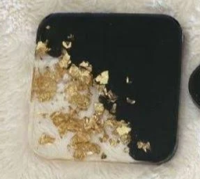 black and white epoxy resin coasters black and white epoxy resin coasters